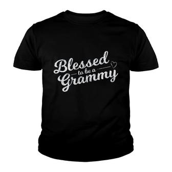 Blessed To Be A Grammy Youth T-shirt | Mazezy