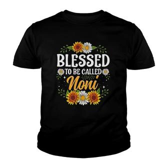 Blessed To Be Called Noni Mothers Day Youth T-shirt | Mazezy