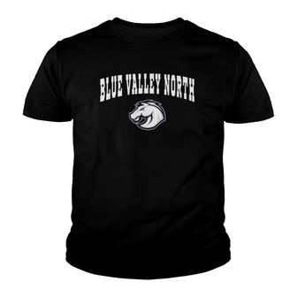 Blue Valley North High School Mustangs C2 Ver2 Youth T-shirt | Mazezy