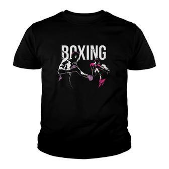 Boxing Grunge Fighters Sport Lover Youth T-shirt | Mazezy