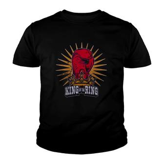 Boxing King Of The Ring Boxer Youth T-shirt | Mazezy