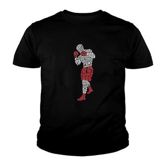 Boxing Typography Youth T-shirt | Mazezy