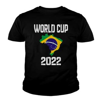 Brazil Football 2022 Youth T-shirt - Thegiftio UK