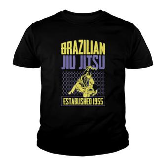 Brazilian Jiu Jitsu Established 1955 Bjj Master Training Youth T-shirt | Mazezy