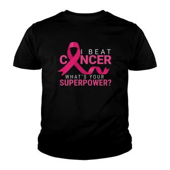Breast Cancer Survivor Fighter Patient Chemotherapy Gift Youth T-shirt | Mazezy