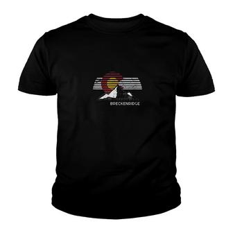 Breckenridge Colorado Mountain Youth T-shirt | Mazezy