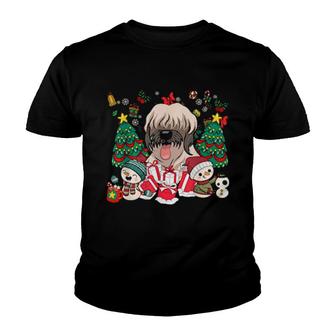 Briard Christmas Dog Youth T-shirt | Mazezy