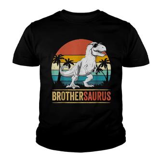 Brothersaurusrex Dinosaurs Brother Saurus Family Matching Youth T-shirt | Mazezy