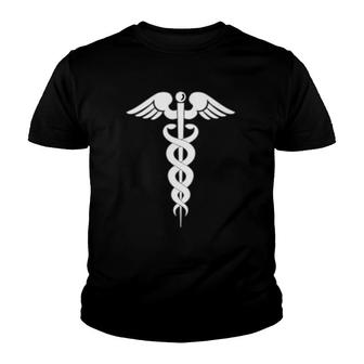 Caduceus Medical Symbol Great Nurse Medicine Gift Youth T-shirt - Thegiftio UK