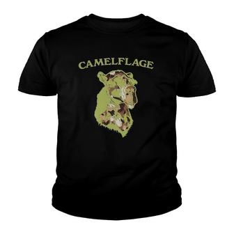 Camelflage For Camel Lovers Funny Camelflage Men Women Youth T-shirt | Mazezy
