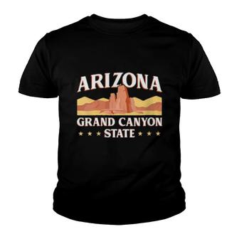 Camping Mountain Arizona Grand Canyon State Youth T-shirt | Mazezy