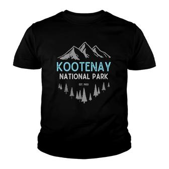 Canadian Rocky Mountains Kootenay National Park Bc Youth T-shirt | Mazezy