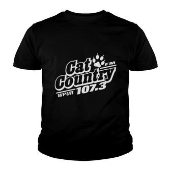 Cat Country 1073 In Wildwood Youth T-shirt | Mazezy