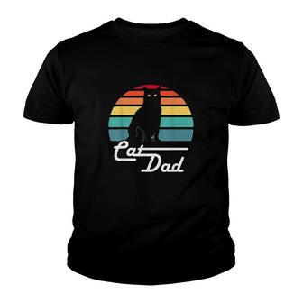 Cat Dad Youth T-shirt | Mazezy