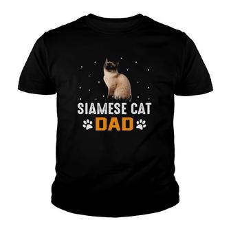 Cat - Siamese Cat Dad - Siamese Cat Youth T-shirt - Thegiftio UK