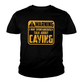 Caving Spelunker Nature Explorer Cavers Youth T-shirt | Mazezy
