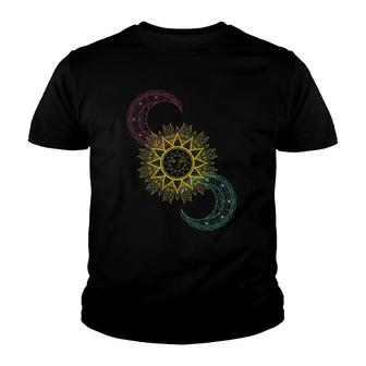 Celestial Bodies Galaxy Sun Moon Stars Outer Space Astronomy Youth T-shirt | Mazezy DE