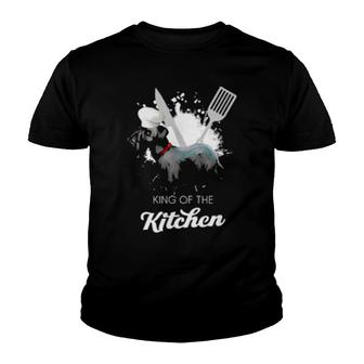Cesky Terrier King Of The Kitchen Cooking Dog Youth T-shirt | Mazezy