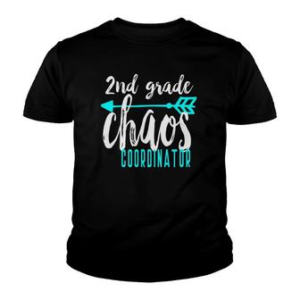 Chaos Coordinator 2Nd Grade Funny Teacher Youth T-shirt | Mazezy