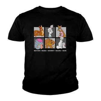 Characters Neutral Mom Mother's Day Youth T-shirt | Mazezy UK