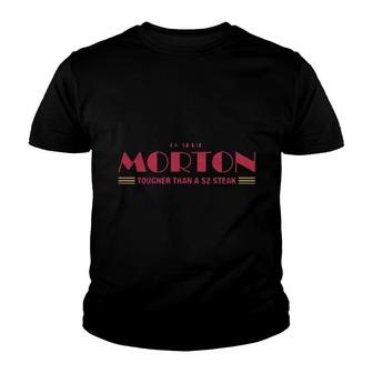 Charlie Morton Tougher Than A 2 Steak Youth T-shirt | Mazezy
