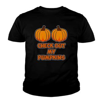 Check Out My Pumpkins For Women Thanksgiving Youth T-shirt | Mazezy
