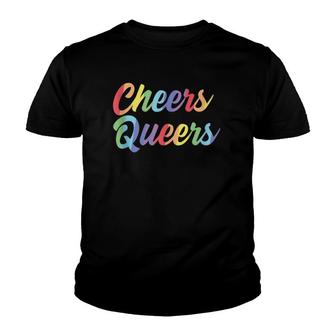 Cheers Queers Lgbt Gay Pride Youth T-shirt | Mazezy UK