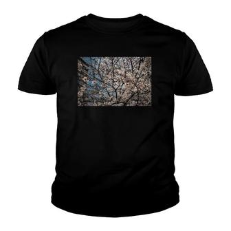 Cherry Blossom Japanese Tokyo Streetwear Fashion Graphic Youth T-shirt | Mazezy