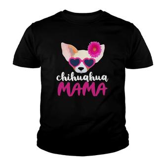 Chihuahua Mama Chihuahua Lover Youth T-shirt | Mazezy