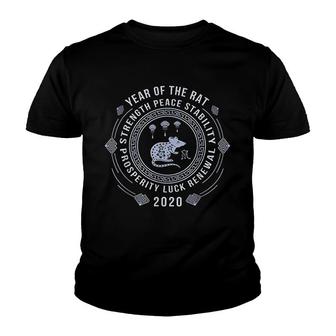 Chinese New Year Of The Rat 2020 Youth T-shirt | Mazezy