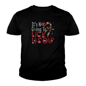 Christmas It’S Not Going To Lick Itself Candy Cane Sweater Youth T-shirt | Mazezy DE