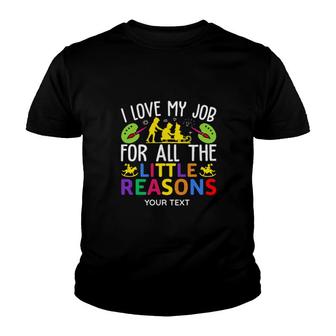 Christmas Teacher I Love My Job Youth T-shirt | Mazezy