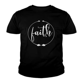 Circle Of Faith Pretty Inspired Christian Gift For Women Youth T-shirt | Mazezy UK