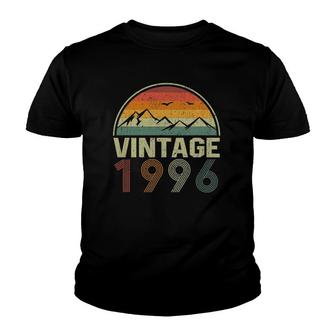 Classic 25Th Birthday Gift Idea Vintage 1996 Ver2 Youth T-shirt | Mazezy