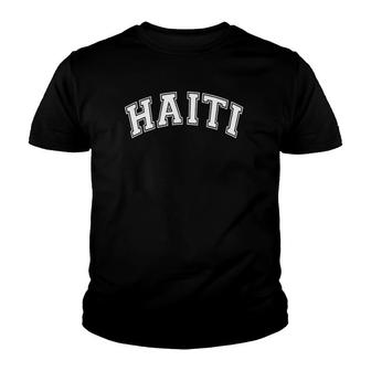 Classic Haiti Country Haitian Home Pride College Style Youth T-shirt | Mazezy