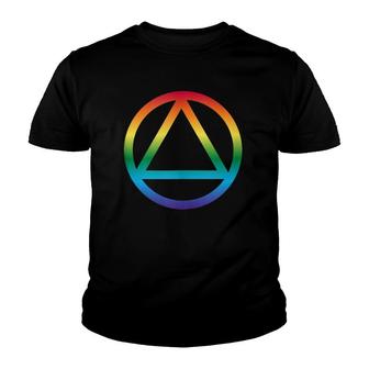 Clean Sober Lesbian Recovery Aa Na Sobriety Lgbt Gay Pride Youth T-shirt | Mazezy