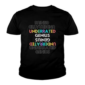 Colorful Upside Down Genius Gift Youth T-shirt | Mazezy