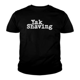 Computer Science Ai Lab Programmer Yak Shaving Youth T-shirt | Mazezy