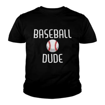 Cool Baseball Dude Tee Perfect Youth T-shirt - Thegiftio UK