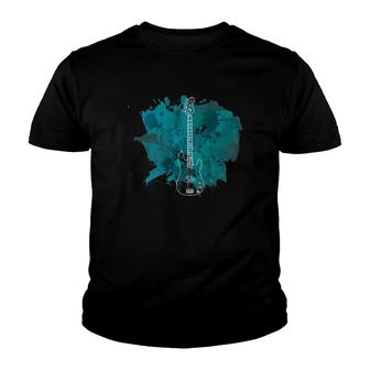 Cool Bass Guitar Graphic For Bass Guitarists Youth T-shirt | Mazezy