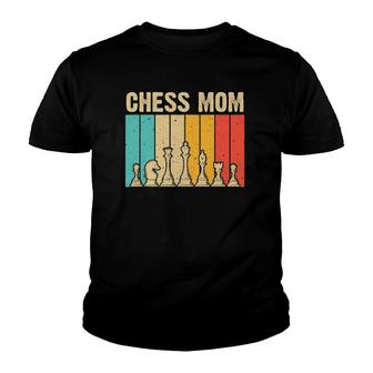 Cool Chess Lover Art For Mom Mother Novelty Chess Player Youth T-shirt | Mazezy