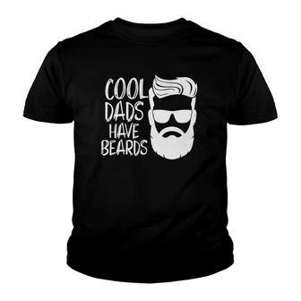 Cool Dads Have Beards S Dad Beard Gifts Men Father Youth T-shirt | Mazezy