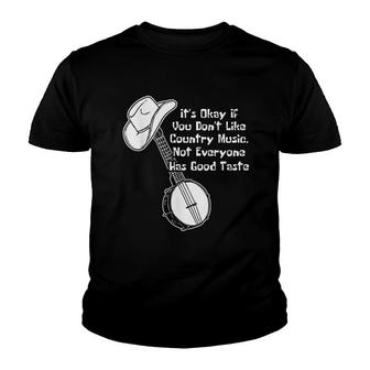 Country Music Singer Or Composer Youth T-shirt | Mazezy