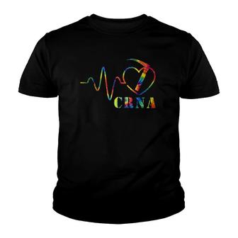 Crna Heart Laryngoscope Nurse Anesthesiologists Men Women Youth T-shirt | Mazezy