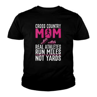 Cross Country Mom Run Miles Sports Mother Gift Youth T-shirt | Mazezy