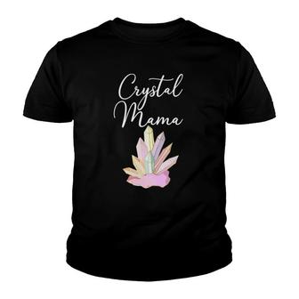 Crystal Mama Healing Stones Spirituality Witch Youth T-shirt | Mazezy