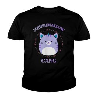 Cute Analea The Cat Squishmallow Gang Youth T-shirt - Thegiftio UK