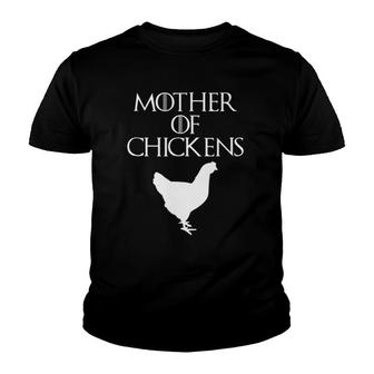 Cute & Unique White Mother Of Chickens E010362 Ver2 Youth T-shirt | Mazezy