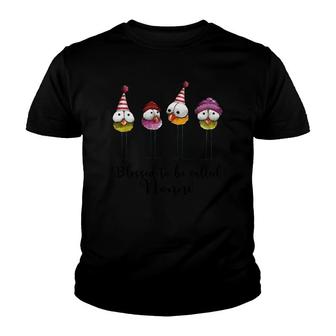 Cute Blessed To Be Called Nonni Youth T-shirt | Mazezy