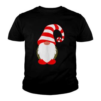 Cute Christmas Gnome Long Beard Gnome Xmas Gnomies Youth T-shirt | Mazezy
